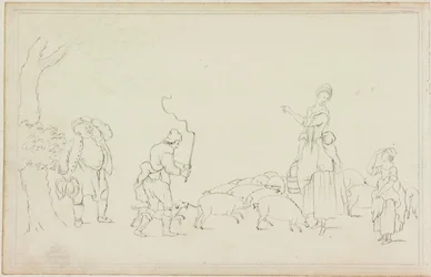 Scene with Pig Drover
